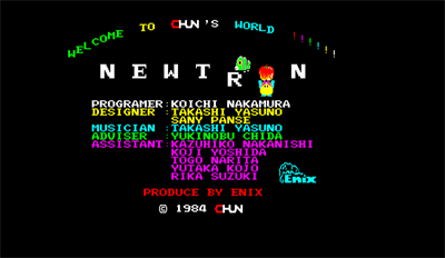 Newtron - Screenshot - Game Title Image