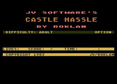 Castle Hassle - Screenshot - Game Title Image