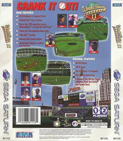 World Series Baseball II - Box - Back Image