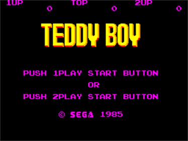 Teddy Boy - Screenshot - Game Title Image