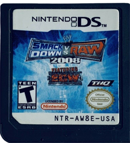 WWE SmackDown vs. Raw 2008 - Cart - Front Image