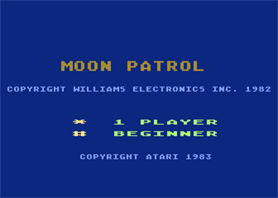 Moon Patrol - Screenshot - Game Title Image