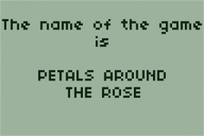 Petals Around The Rose - Screenshot - Game Title Image