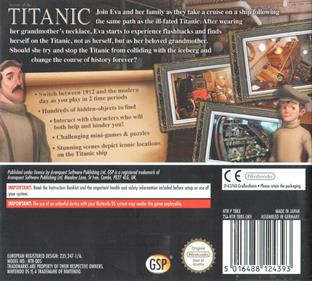 Secrets of the Titanic 1912-2012 - Box - Back Image