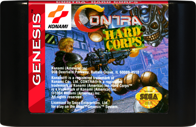 Contra: Hard Corps - Cart - Front Image