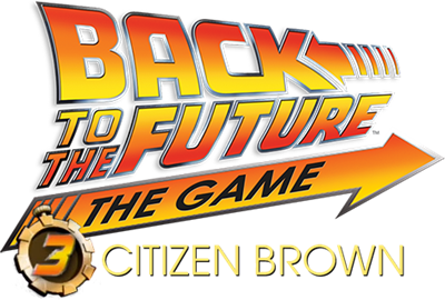 Back to the Future Ep 3: Citizen Brown - Clear Logo Image
