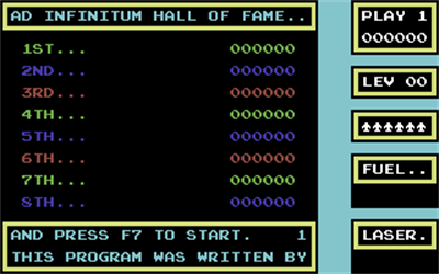 Ad Infinitum (Mr. Chip Software) - Screenshot - High Scores