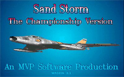 Sand Storm: The Championship Version - Screenshot - Game Title Image