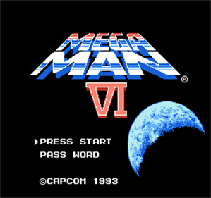 Mega Man 6 - Screenshot - Game Title Image