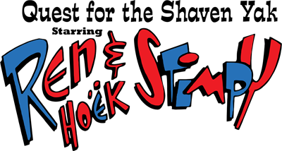 Quest for the Shaven Yak starring Ren Hoëk & Stimpy - Clear Logo Image