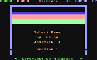 Barriere - Screenshot - Game Title Image