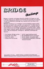 Bridge Challenge - Box - Back Image