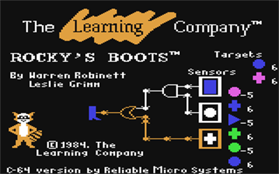 Rocky's Boots - Screenshot - Game Title Image