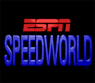 ESPN Speed World - Screenshot - Game Title Image
