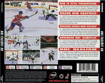 NHL FaceOff 99 - Box - Back Image