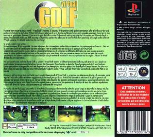 Virtual Golf - Box - Back Image