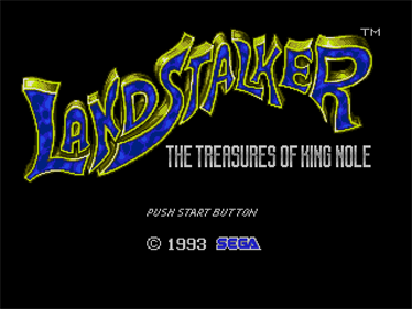 Landstalker - Screenshot - Game Title Image