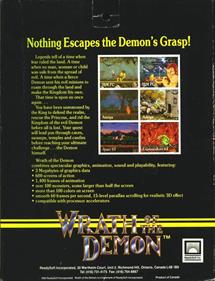 Wrath of the Demon - Box - Back Image