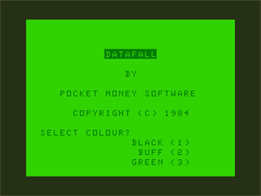 Data Fall - Screenshot - Game Title Image