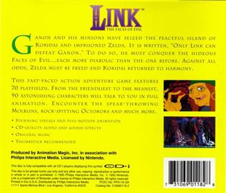 Link: The Faces of Evil - Box - Back Image