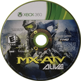 MX vs. ATV Alive - Disc Image