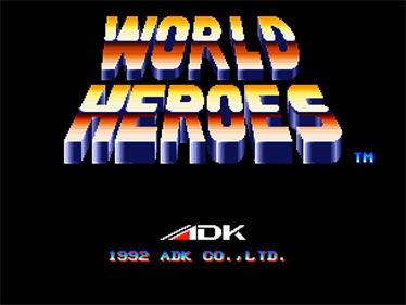 World Heroes - Screenshot - Game Title Image