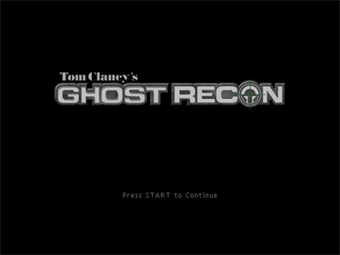 Tom Clancy's Ghost Recon - Screenshot - Game Title Image