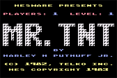 Mr. TNT - Screenshot - Game Title Image