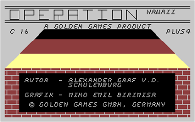 Operation Hawaii - Screenshot - Game Title Image