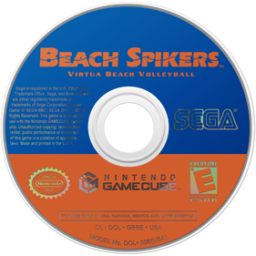 Beach Spikers: Virtua Beach Volleyball - Disc Image