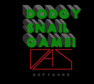 Dodgy Snail Game! - Screenshot - Game Title Image