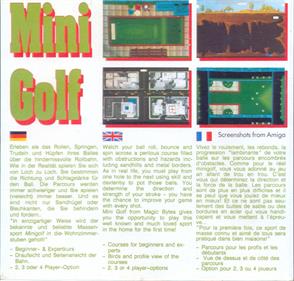 Mini Golf - Box - Back Image