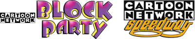 2 Games in 1: Cartoon Network Block Party / Cartoon Network Speedway - Clear Logo Image