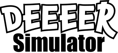 DEEEER Simulator: Your Average Everyday Deer Game - Clear Logo Image