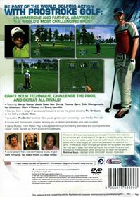 ProStroke Golf: World Tour 2007 - Box - Back Image