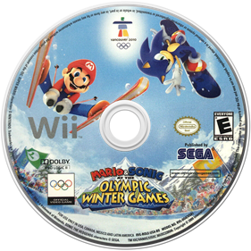 Mario & Sonic at the Olympic Winter Games - Disc Image