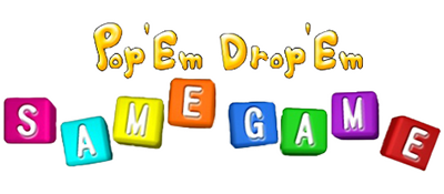 Pop 'Em Drop 'Em SameGame - Clear Logo Image