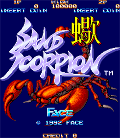 Sand Scorpion - Screenshot - Game Title Image