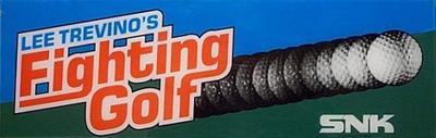 Fighting Golf - Arcade - Marquee Image