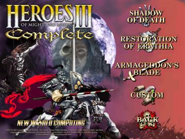 Heroes of Might and Magic III: Complete: Collector's Edition - Screenshot - Game Title Image