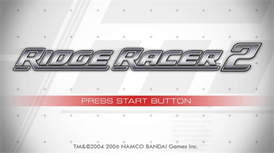 Ridge Racer 2 - Screenshot - Game Title Image