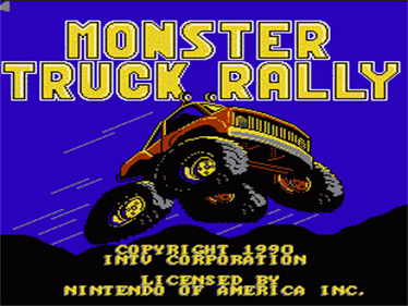 Monster Truck Rally - Screenshot - Game Title Image