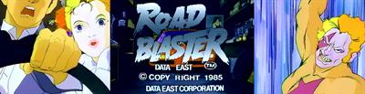 Road Blaster - Arcade - Marquee Image