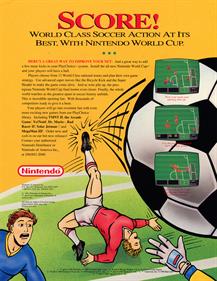 Nintendo World Cup - Advertisement Flyer - Back Image