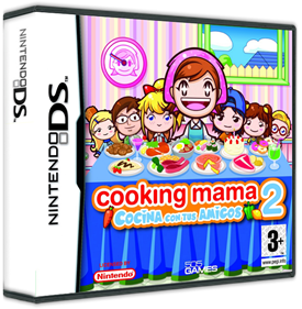 Cooking Mama 2: Dinner with Friends - Box - 3D Image