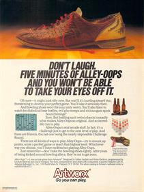 Alley-Oops!: It Turns Bowling Upside Down - Advertisement Flyer - Front Image