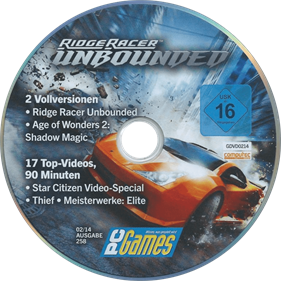 Ridge Racer Unbounded - Disc Image