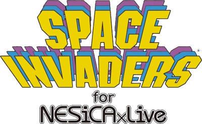 Space Invaders for NESiCAxLive - Clear Logo Image