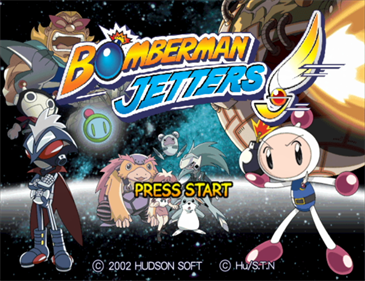 Bomberman Jetters - Screenshot - Game Title Image