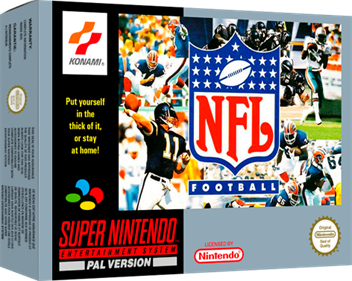 NFL Football - Box - 3D Image